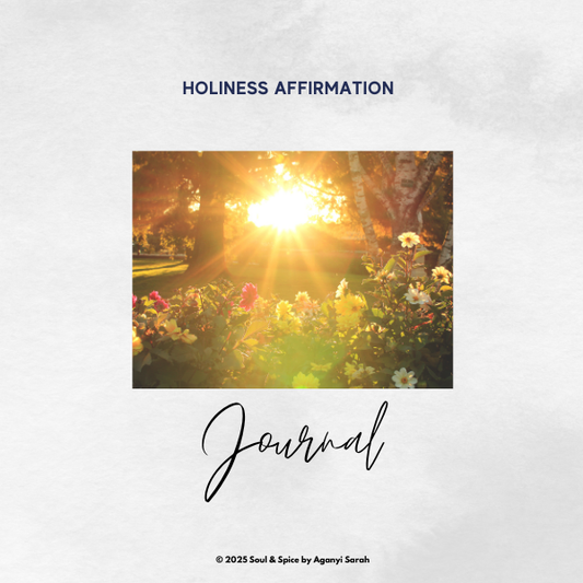 Holiness Affirmation Journal