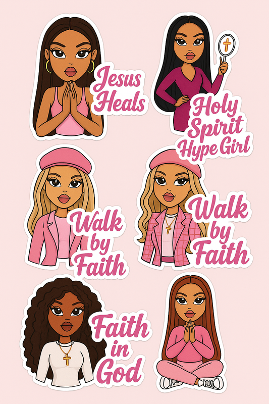 Faith Filled Stickers Pack (25)