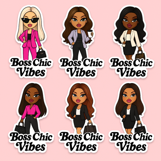 Boss Chic Stickers Pack (12)