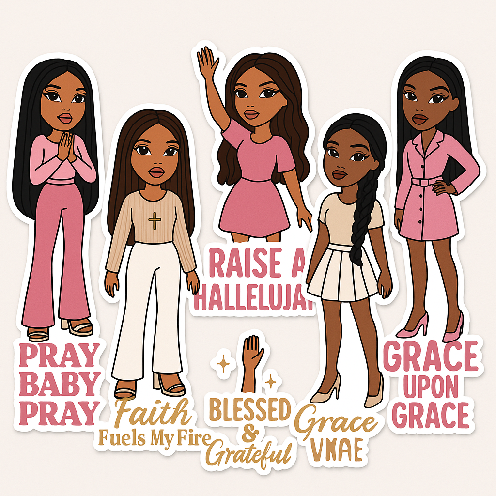 Faith Filled Stickers Pack (25)